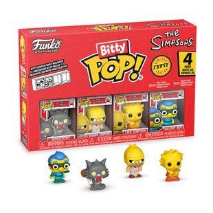 Набір фігурок Funko Bitty Pop! Сімпсони: Сверблячка, 4 шт. 85710 фото