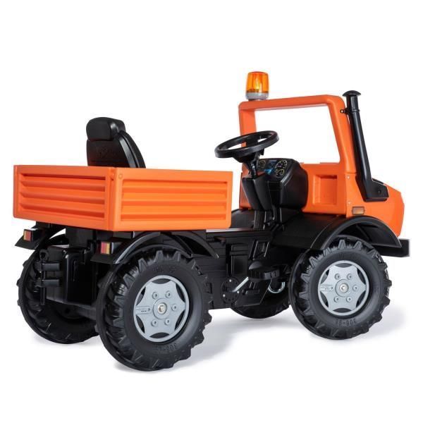 Веломобиль детский Rolly Toys Уборочная машина RollyUnimog Service оранжевый 038190 фото