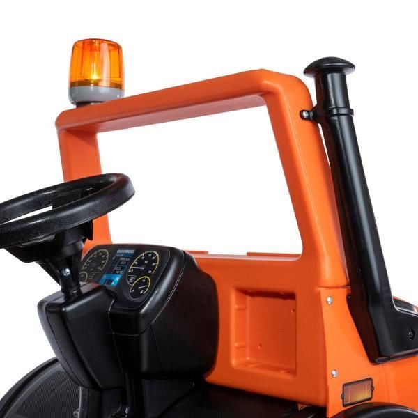 Веломобиль детский Rolly Toys Уборочная машина RollyUnimog Service оранжевый 038190 фото
