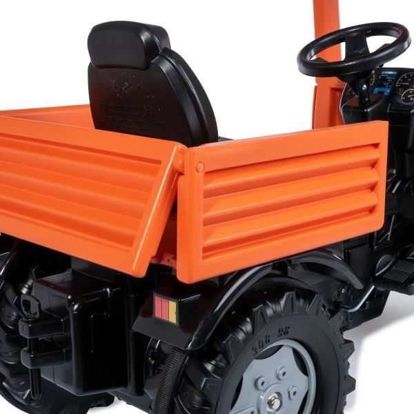 Веломобиль детский Rolly Toys Уборочная машина RollyUnimog Service оранжевый 038190 фото