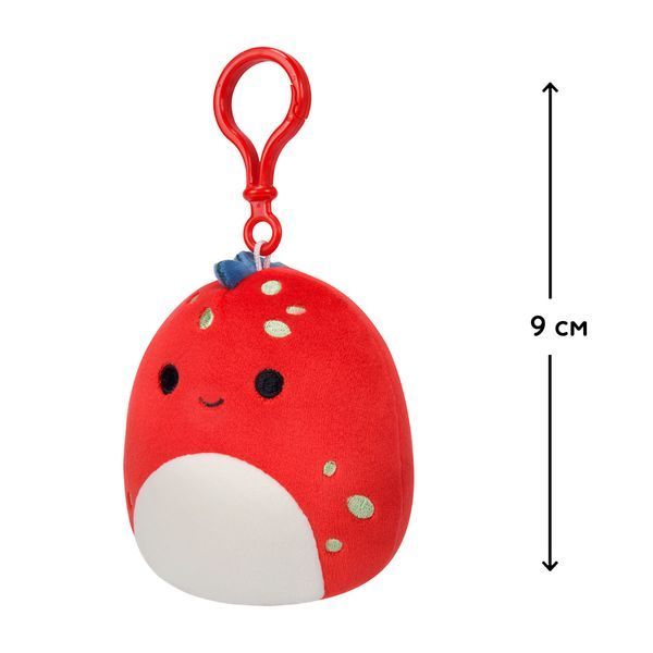 М'яка іграшка на кліпсі Squishmallows Діно Долан, 9 см SQCP00218 фото