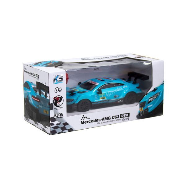 Машинка на радіокеруванні KS Drive Mercedes AMG C63 DTM 1:24 блакитна 124RMBL фото