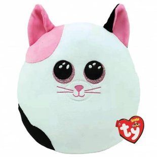М'яка іграшка котик-подушка TY Squish-a-Boos Маффін, 20 см 39222 фото