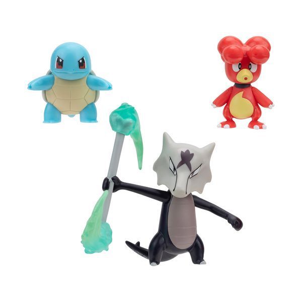Набір фігурок Pokemon Магбі, Сквіртл, Алола Маровак PKW3600 фото