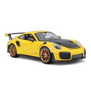 Металева машинка Porsche 911 GT2 RS Maisto 1:24 жовта 31523-yellow фото