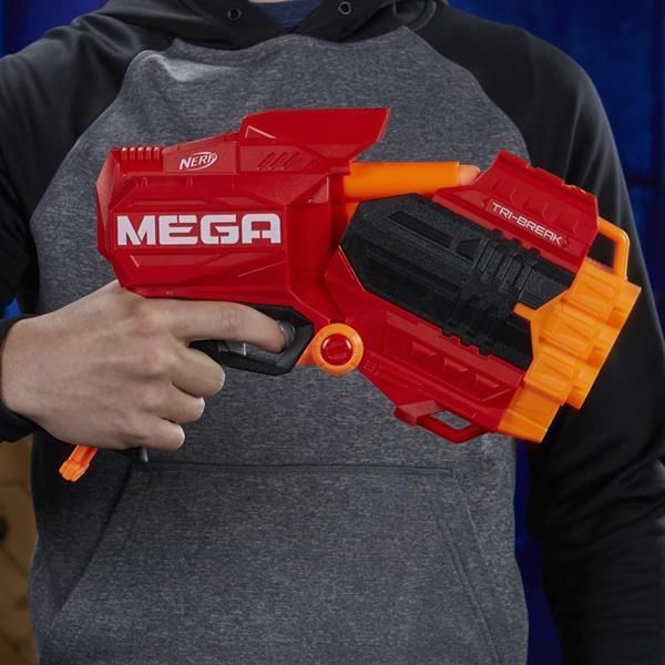 Бластер Nerf Mega Три Брейк, 3 стріли E0103 фото