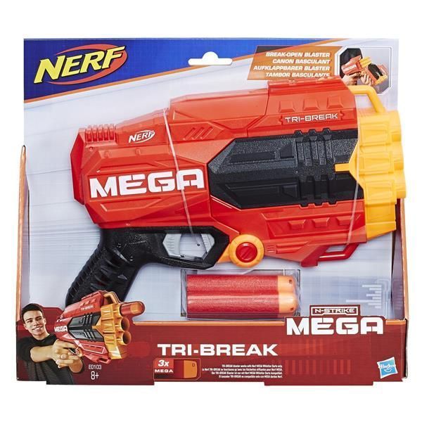 Бластер Nerf Mega Три Брейк, 3 стріли E0103 фото