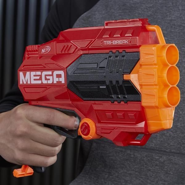 Бластер Nerf Mega Три Брейк, 3 стріли E0103 фото