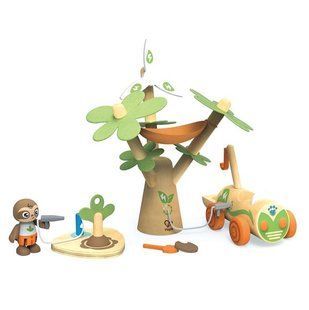 Игровой набор Hape Электрокар для посадки деревьев E3417 фото