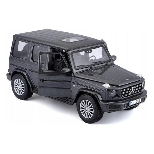 Металева машинка Mercedez Benz G-Class Maisto 1:24 сіра 31531-dark-grey фото