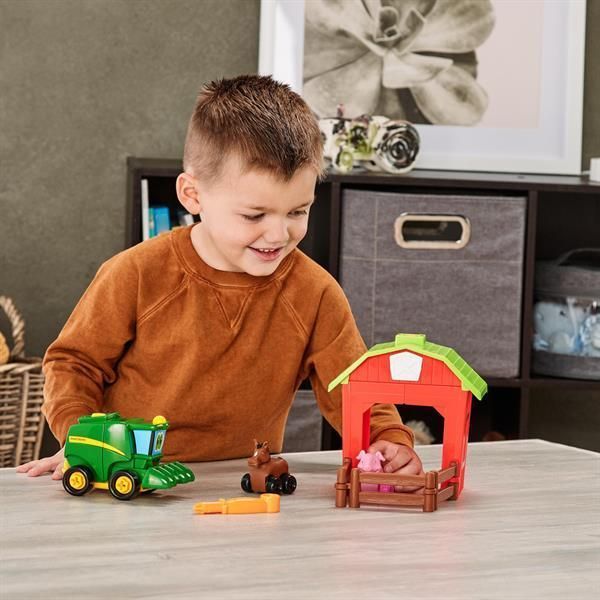 Конструктор с инструментами John Deere Kids Трактор с загоном 47210 фото