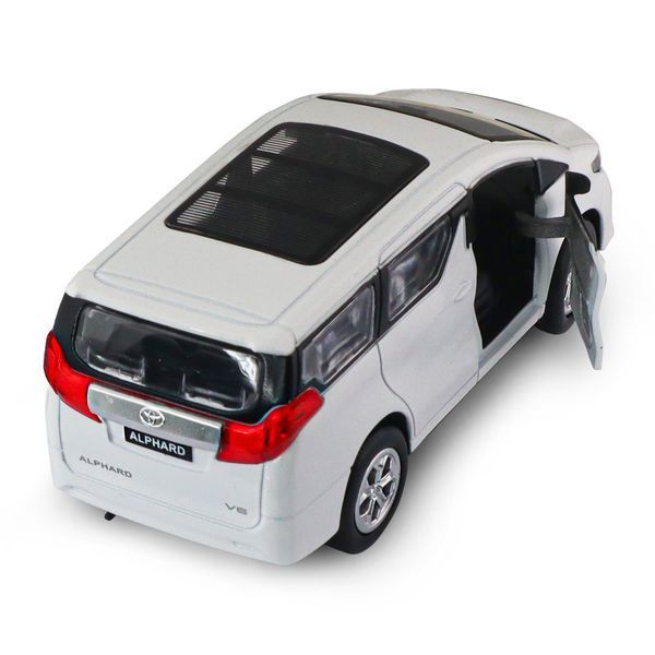 Коллекционная автомодель Toyota Alphard TechnoDrive 1:40 белая KM6011Bl фото