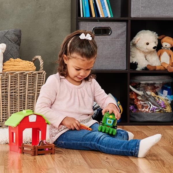 Конструктор с инструментами John Deere Kids Трактор с загоном 47210 фото