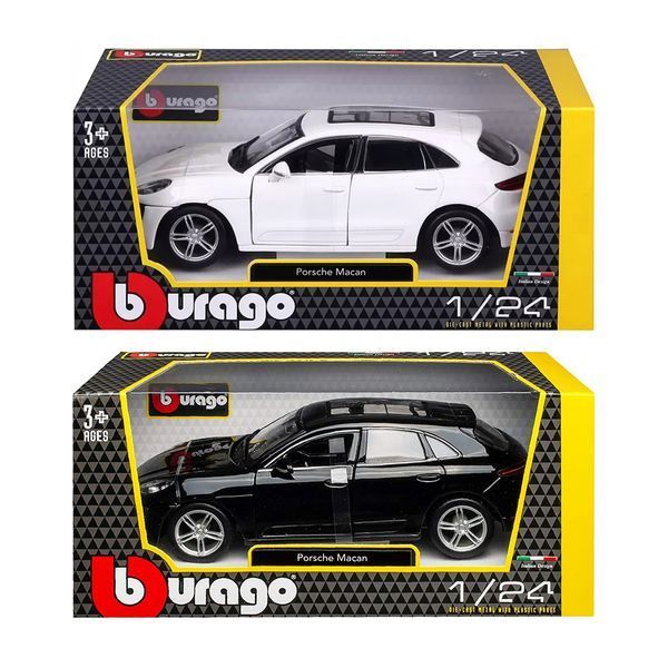 Коллекционная автомодель Porsche Macan Bburago 1:24 18-21077 фото