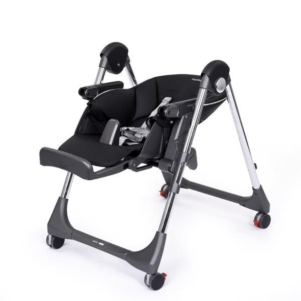 Стульчик для кормления Peg-Perego Prima Pappa Follow Me чёрный хайтек IH01000000BL01 фото