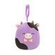 М'яка іграшка на кліпсі Squishmallows Корівка Олексі, 9 см SQCP00463 фото 1