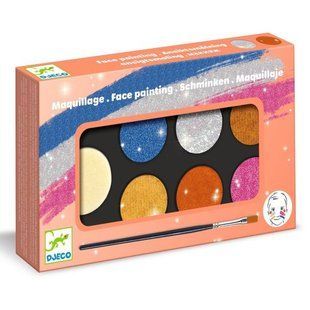 Грим для обличчя Djeco Металік 6 кольорів DJ09232 фото