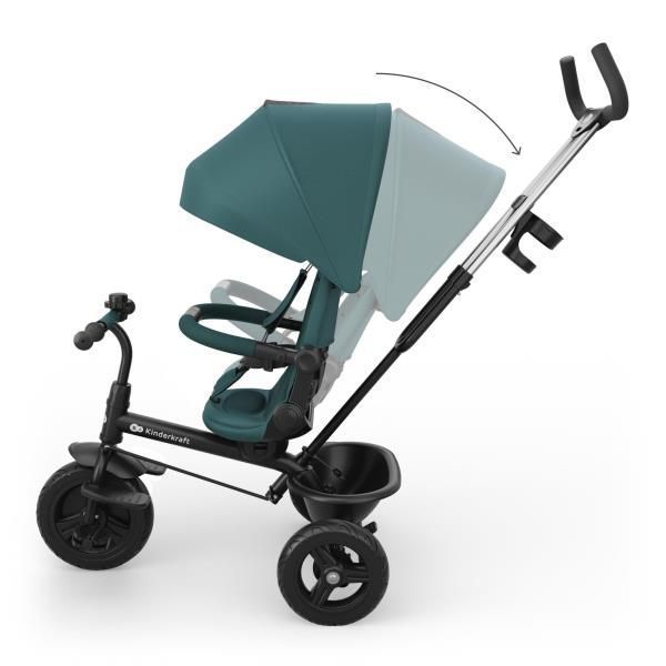 Триколісний велосипед Kinderkraft Aston 2 Plus 6 в 1 KRASTO02GREPL00 фото