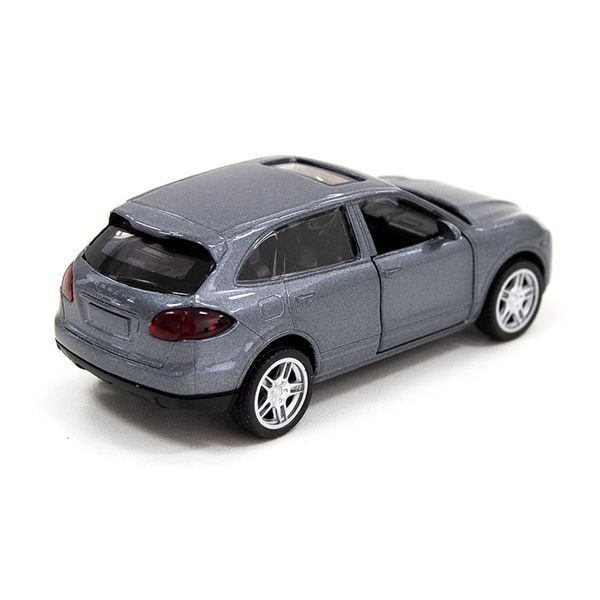 Металлическая машинка Porsche Cayenne S TechnoDrive серебристо-серая 250250 фото