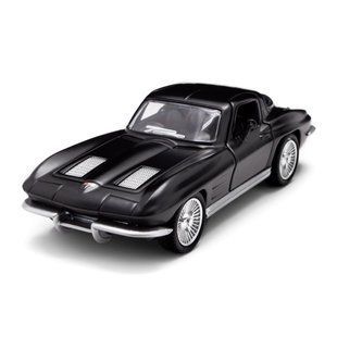 Автомодель Chevrolet Corvette Split Window 1963 TechnoDrive 1:35 матовая черная 250411U фото