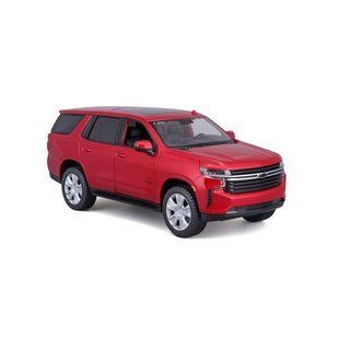 Колекційна модель Chevy Tahoe 2021 Maisto 1:24 червона 31533-red фото