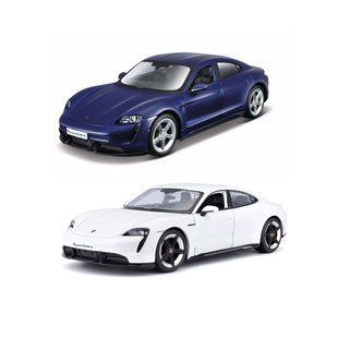 Металлическая модель автомобиля Porsche Taycan Turbo S Bburago 1:24 18-21098 фото