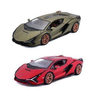 Металлическая машинка Lamborghini Si&aacute;n FKP 37 Bburago 1:24 18-21099 фото