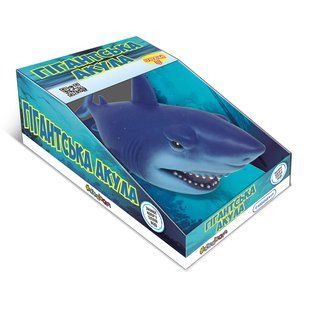 Стретч-іграшка у вигляді тварини #sbabam Гігантська акула синя 66-CN21-2 фото