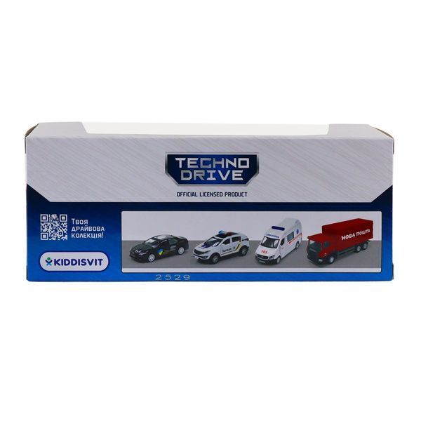Автомодель грузовика Scania Новая почта TechnoDrive 1:64 250414U фото