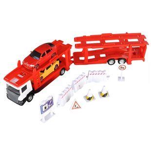 Автоперевозчик Scania TechnoDrive 1:64 с 2 машинками 250415U фото