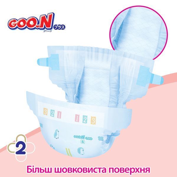 Подгузники Goo.N Plus 3 (M), 6&ndash;11 кг, 52 шт. 21001497 фото