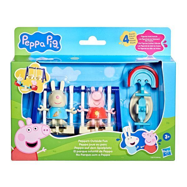 Набір фігурок Peppa Pig Моменти з Пеппою Пригоди на гойдалках G1857 фото