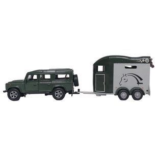 Колекційна автомодель Land Rover TechnoDrive з причепом і фігурками коней 520460.270 фото