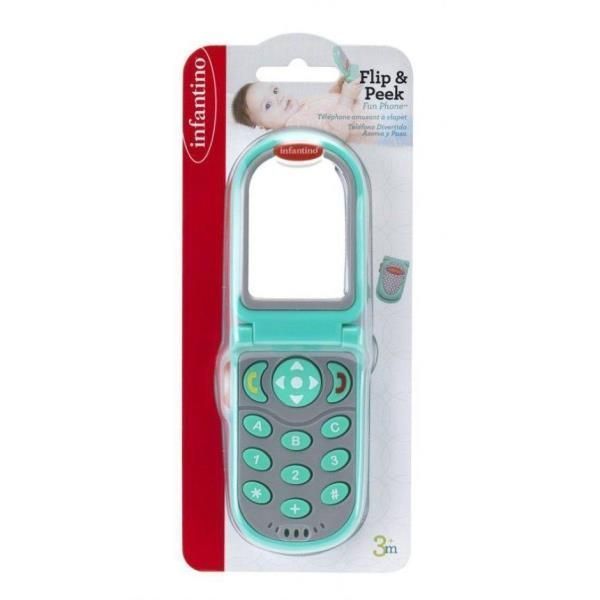Дитячий телефон Infantino Flip and Peek зі звуковими ефектами 306307I фото