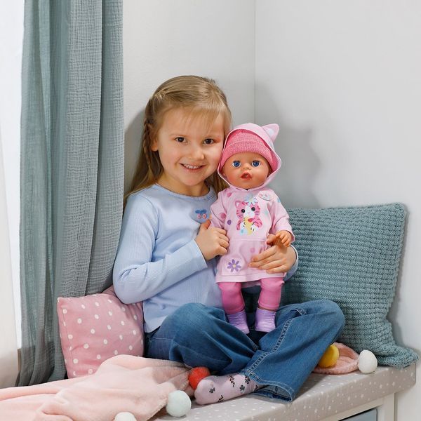 Кукла-пупс BABY born Click & Play Эмма в костюме с ушками, 43 см 841020 фото