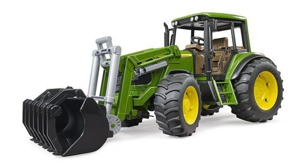 Игрушечный трактор Bruder John Deere 6920 с погрузчиком, 1:16 02052 фото