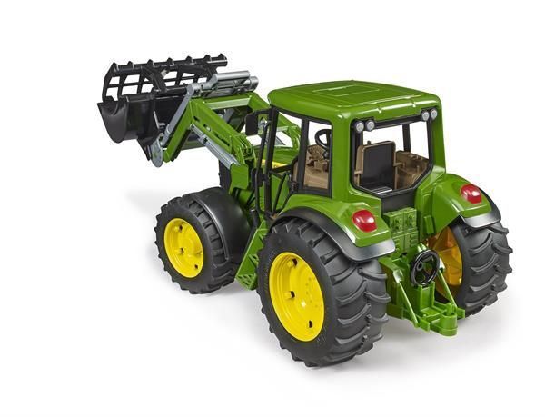 Игрушечный трактор Bruder John Deere 6920 с погрузчиком, 1:16 02052 фото